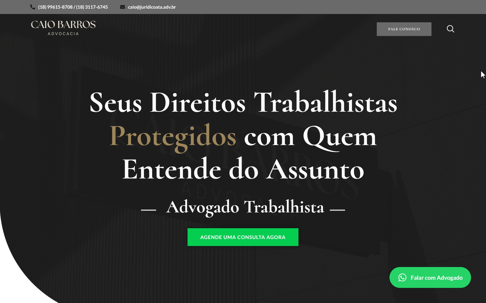 Caio Adv — Desktop