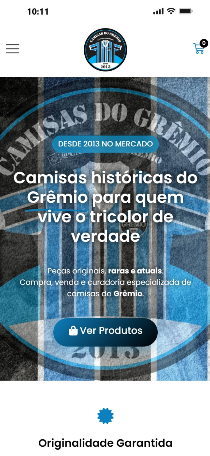 Camisas do Grêmio — Mobile