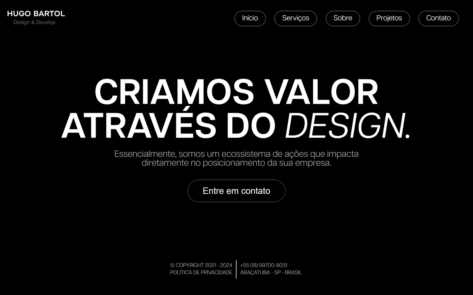 Hugo Bartol — Desktop