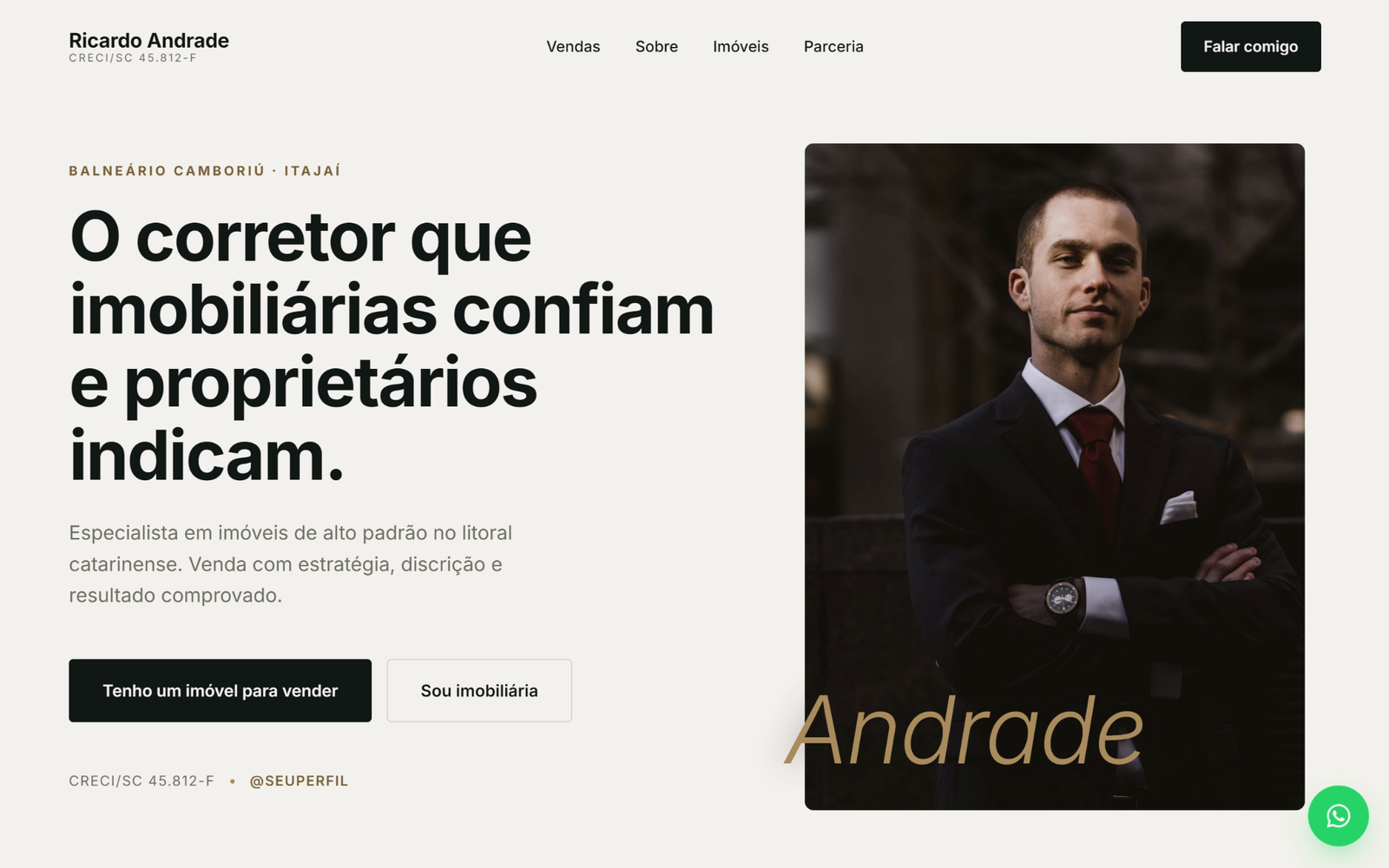 Ricardo Andrade — Desktop